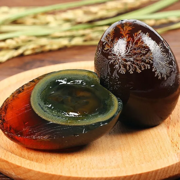 湖北正宗松花皮蛋松花蛋变蛋鸭蛋无铅工艺营养食用精选制作美味