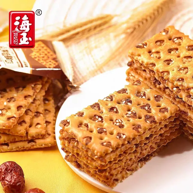 【海玉】红糖蜂巢饼干1000g整箱芝麻代餐酥脆零食