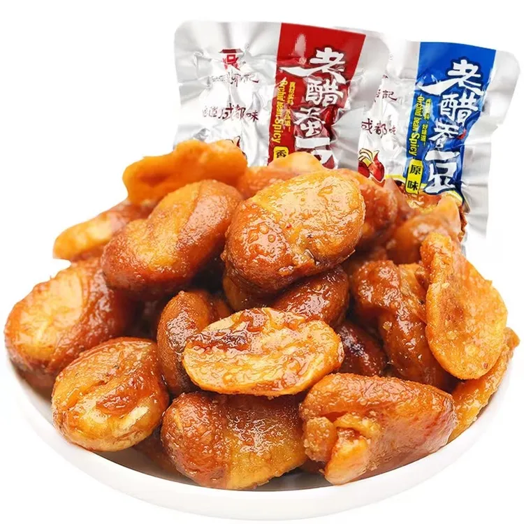 四川百年吴府记老醋蚕豆糖醋胡豆醋味豌豆特产包装成都小零食特产