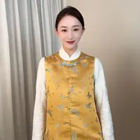 【福气蝶蝶】2024新款新中式国风宋锦蝴蝶马甲QCH-166