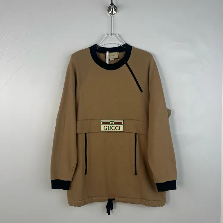 GUCCI/古驰卫衣/logo刺绣圆领套头卫衣/L码/编码1510