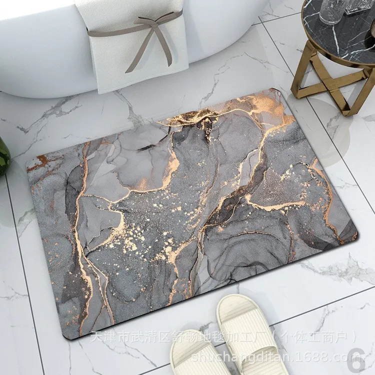 浴室吸水垫房间厕所门垫吸水耐磨速干可水洗脚垫防滑垫