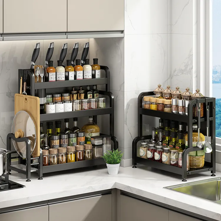  【安逸空间专属】厨房调料置物架筷子刀架台面多功能调味厨具用品