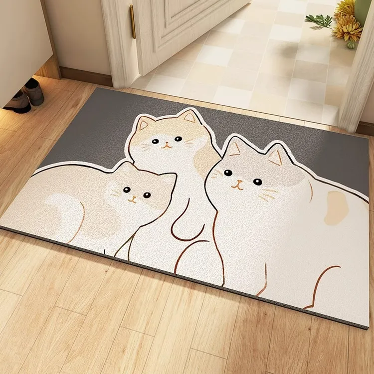 地垫门垫入户门垫进门脚垫家用门口玄关丝圈地毯耐脏pvc门厅垫子