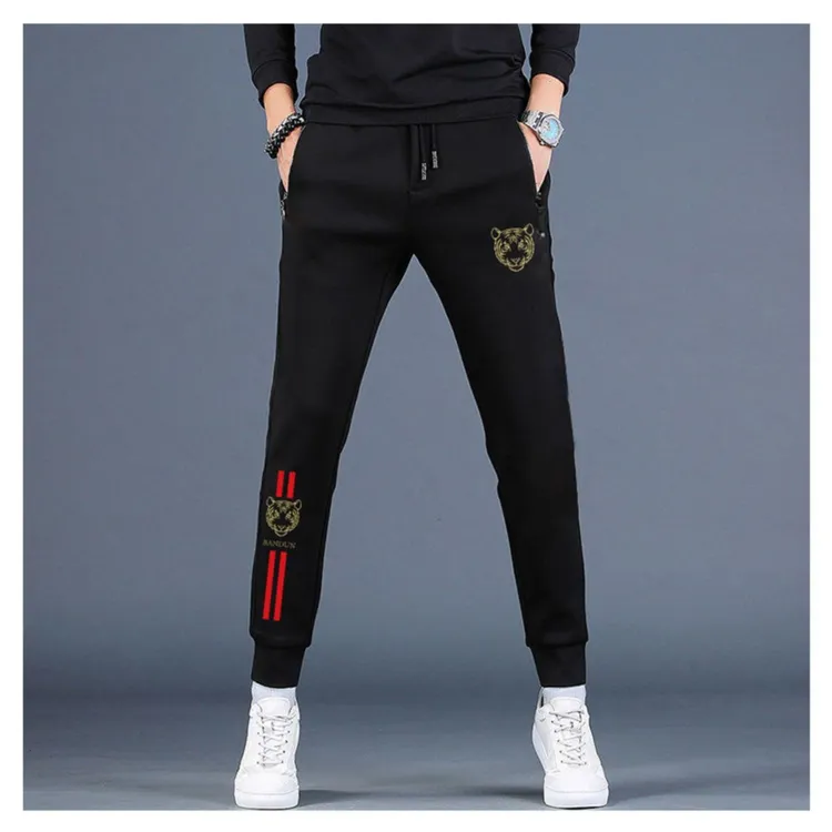 法国公鸡秋冬男裤新款运动裤男士休闲束脚抽绳运动长裤男士束脚裤