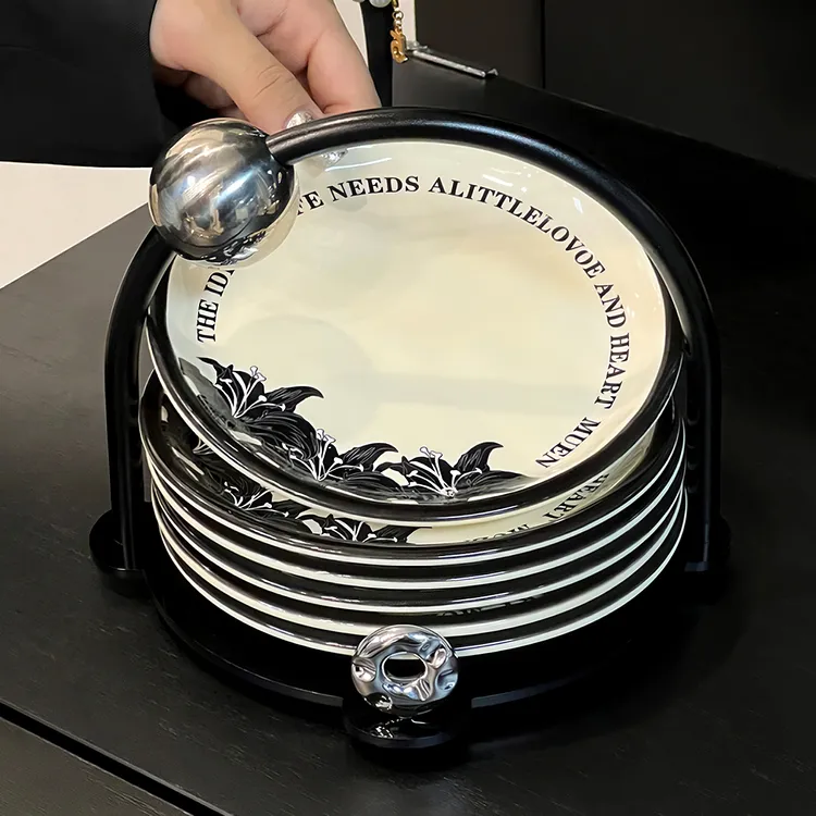 陶瓷吐骨碟高颜值家用小碟子餐桌吃饭垃圾渣盘骨头碟轻奢蛋糕盘子