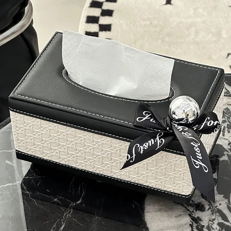 高颜值纸巾盒轻奢客厅抽纸盒子多功能家用茶几餐巾纸遥控器收纳盒