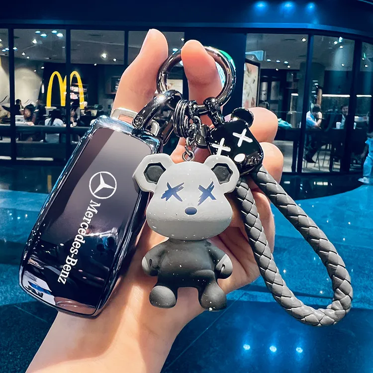 奔驰e300l钥匙套c260l车a200l壳glc扣gla200包glb女e260高档c200l
