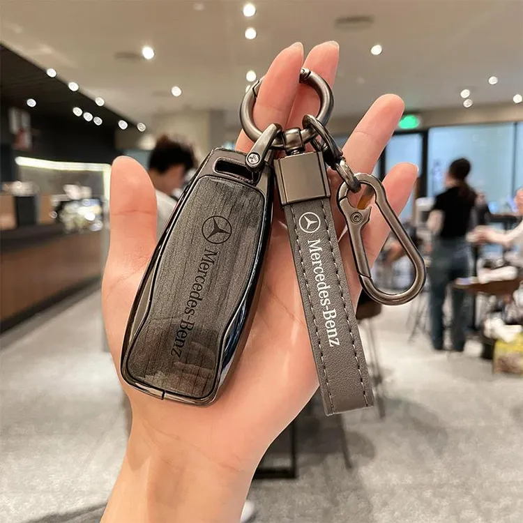 奔驰e300l钥匙套c260L壳a200l扣c200高级感S级C级glc车glb220 gla