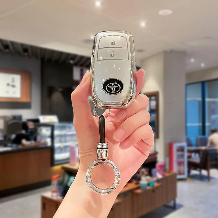 二喵丰田雷凌钥匙套凌放卡罗拉锐放汉锋兰达威飒bz3车双擎女壳扣