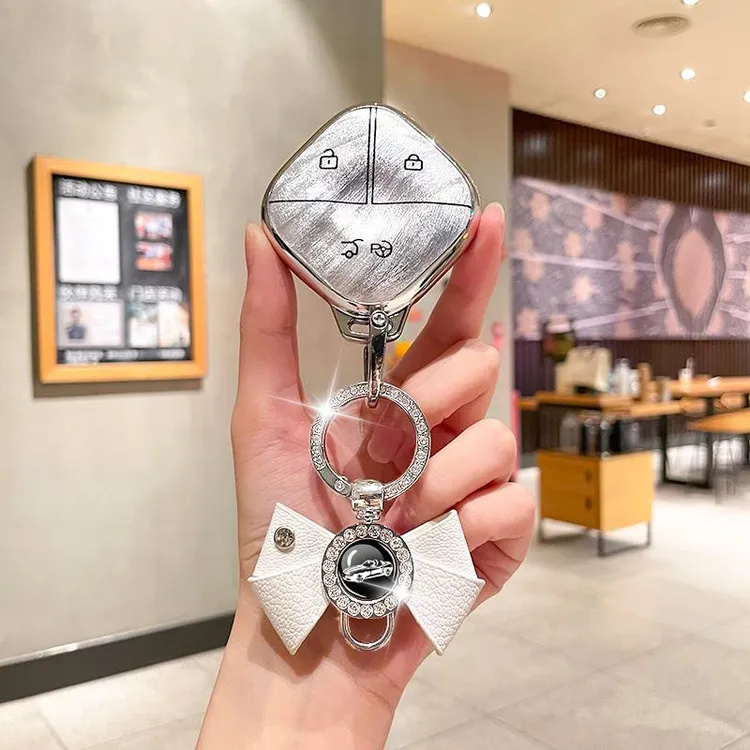 二喵五菱缤果钥匙套宏光mini星光云星辰马卡龙三代云朵云海车壳扣