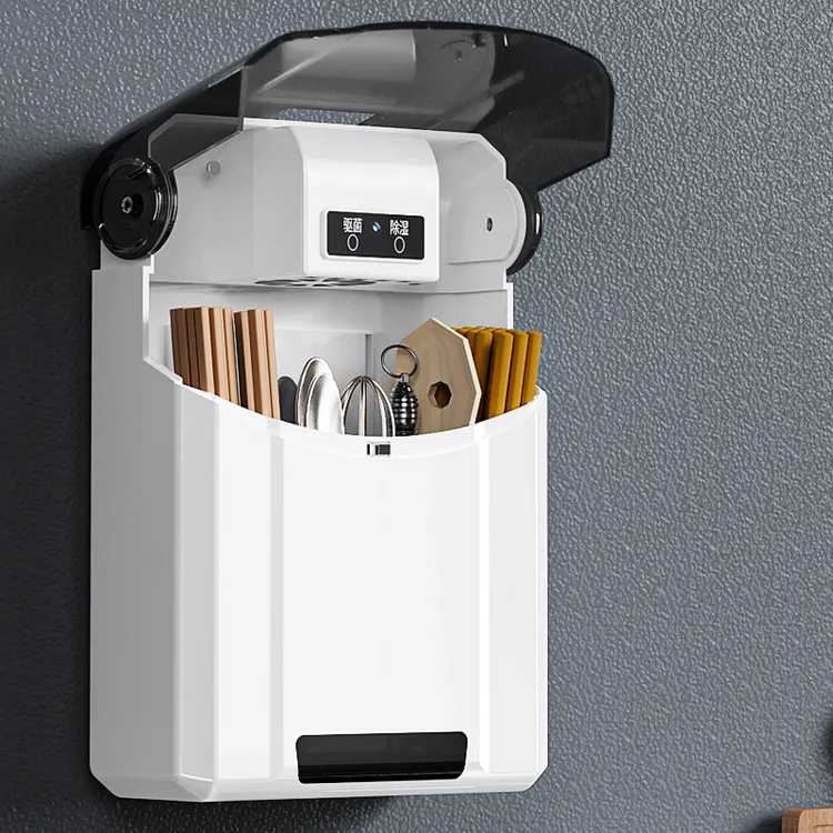 多功能小型消毒筷子筒壁挂式餐具筷子消毒烘干一体机防尘新款家用