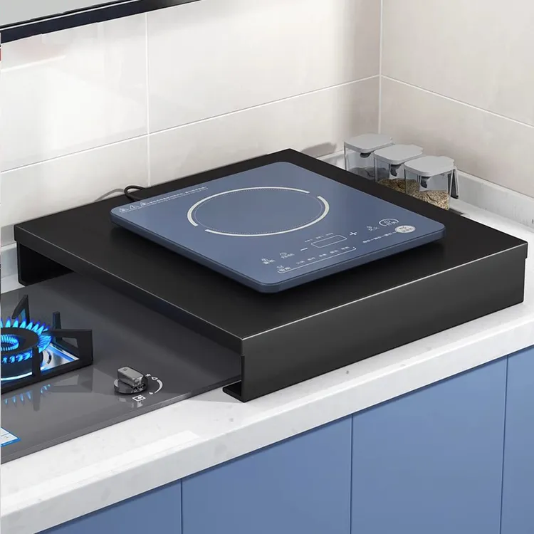 厨房燃气灶煤气灶盖板罩电磁炉支架灶台托架放锅收纳置物架子家用