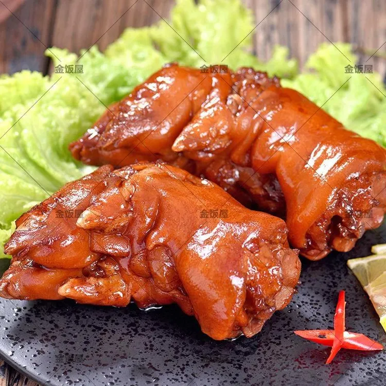 猪蹄香脚即食熟下酒菜开袋零食整只熟食蹄子红烧真空酱香