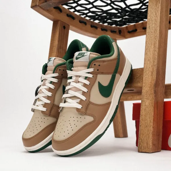 耐克/Nike Dunk Low 米棕绿 低帮潮流复古休闲运动板鞋FB7160-231