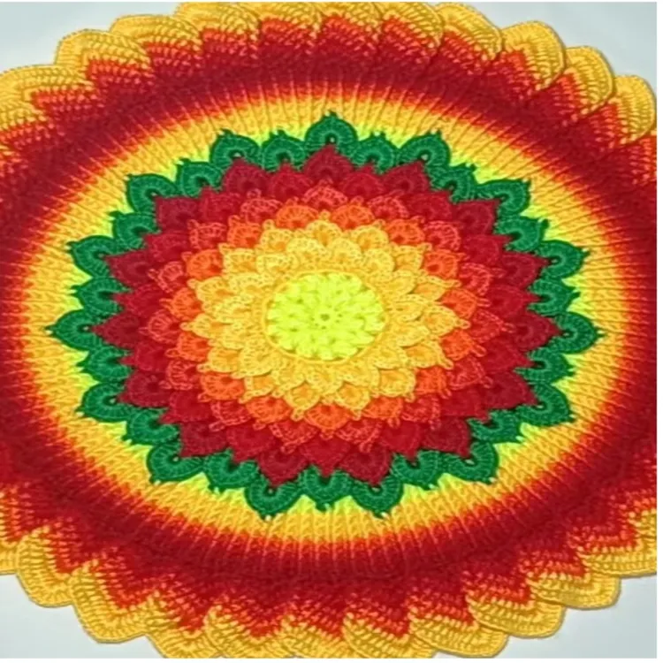 白云凤飞九天莲花坐垫教程