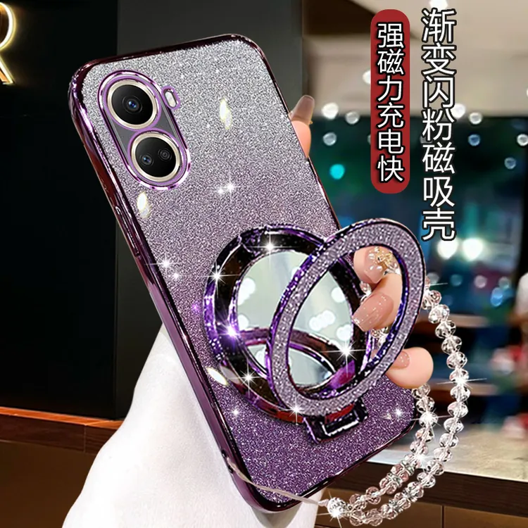华为nova10se手机壳女时尚N0VA10SE网红高级nowa闪粉软壳novo10es