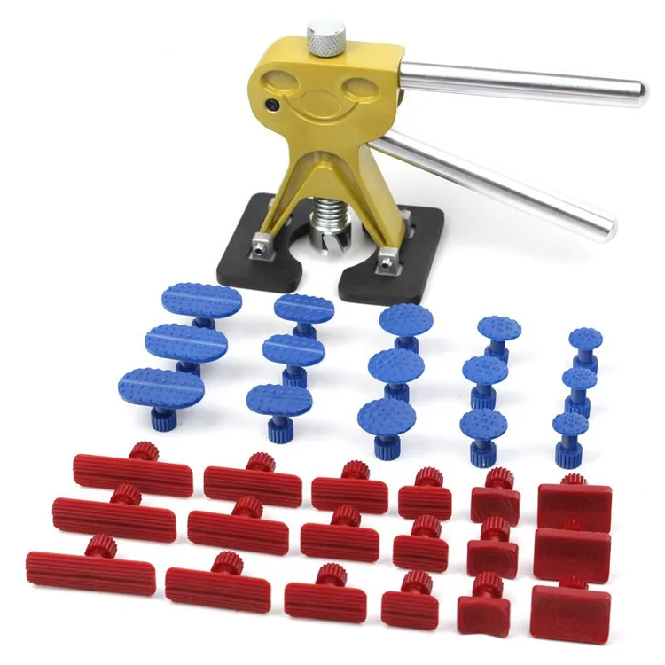 汽车凹陷修复工具 钳式拉拔器垫片套装 凹痕冰雹坑免钣金维修压钳