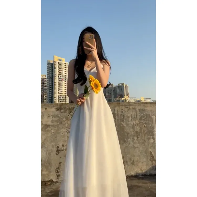 【仙女纱裙】显瘦吊带仙女裙日常轻婚纱礼服气质连衣裙