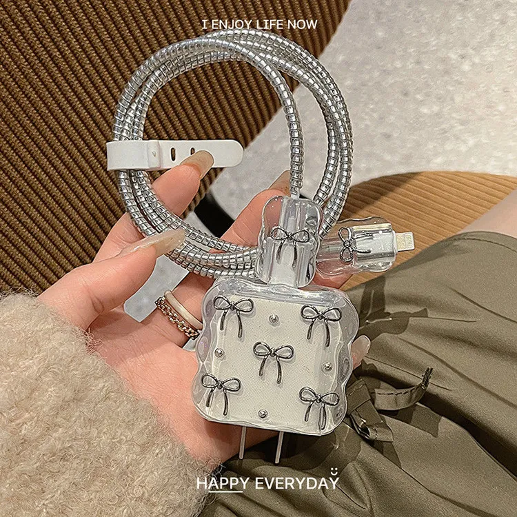 数据线保护套20w适用苹果16充电线手机iPhone15/14快充13充电器壳