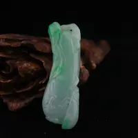 清晚翡翠福瓜挂件/377619/收藏/传承/【北京鸿光阁文物商店】