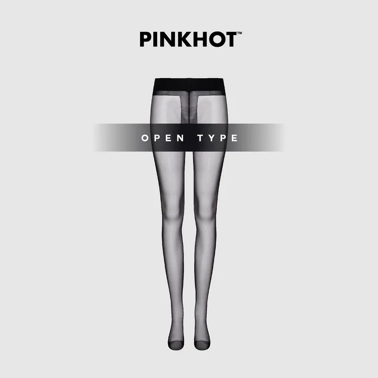 PinkHot绫感丝滑！「绫系列」超薄丝滑大码连裤黑丝袜灰色肤色柔软