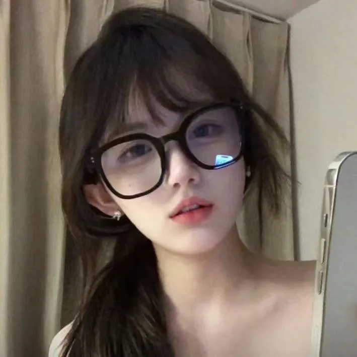 章若楠同款！素颜显白黑框辐射可配近视度数眼镜框架韩版潮女ins