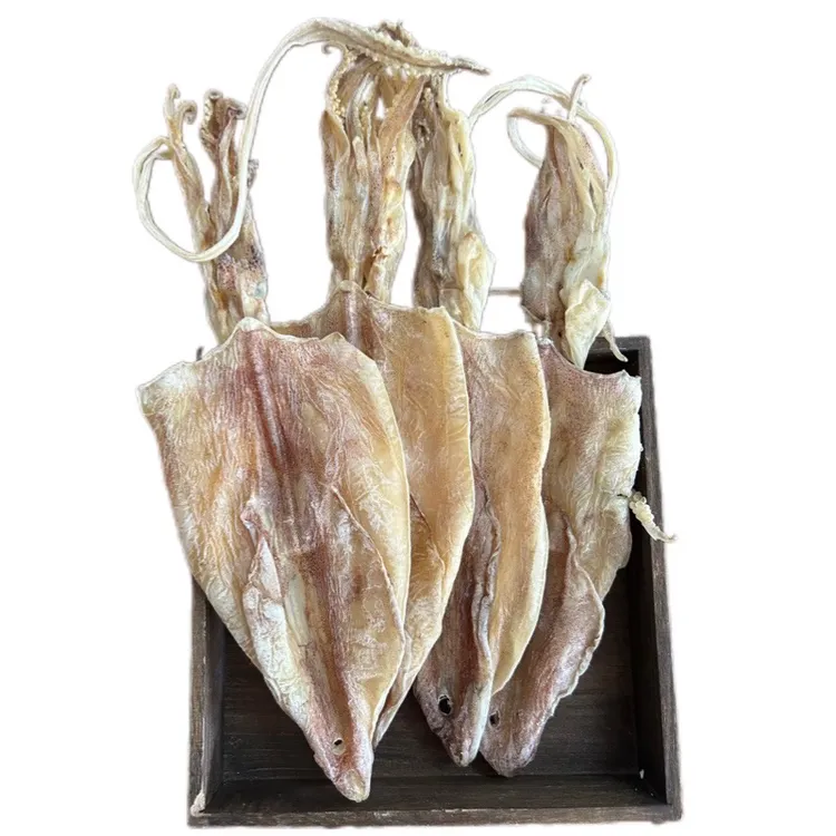船晒鱿鱼干 淡晒新鲜鱿鱼干 野生鱿鱼新鲜船上淡晒