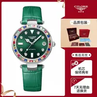 彩虹系列 全自动机械表女表豪镶糖豆彩虹钻（红姐）