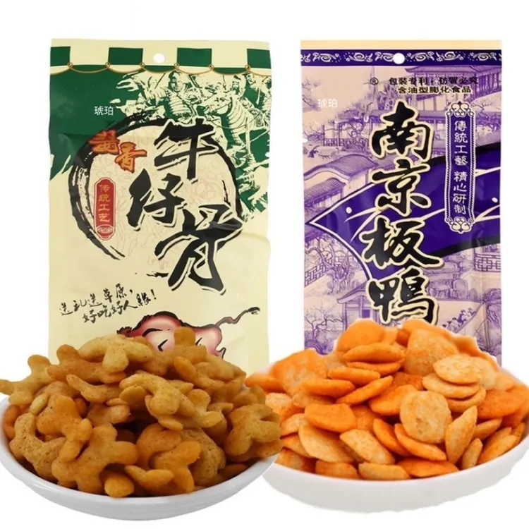 南京板鸭/牛仔骨味 怀旧膨化零食
