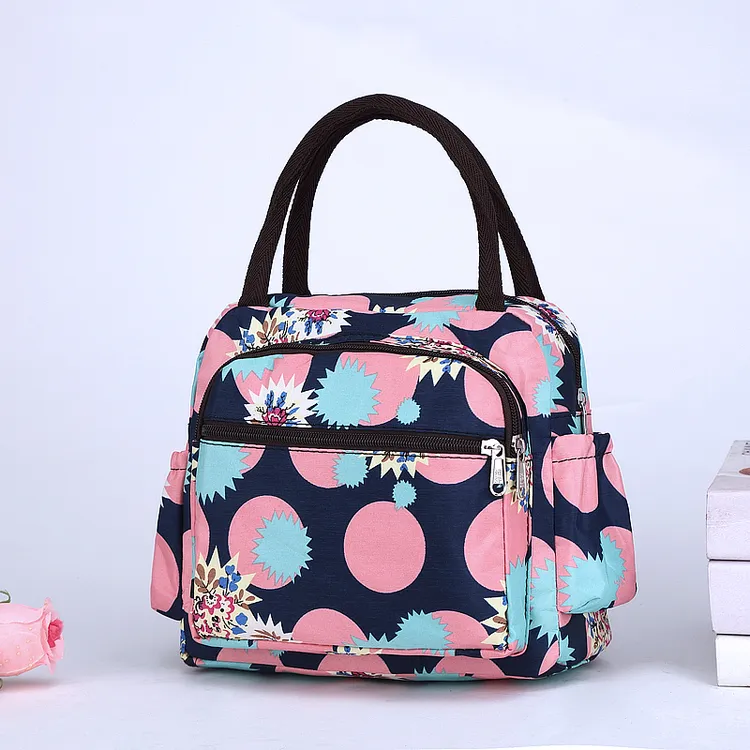 加厚多层口袋手提收纳包手拎包饭盒包妈妈包零钱包手机包女士包袋