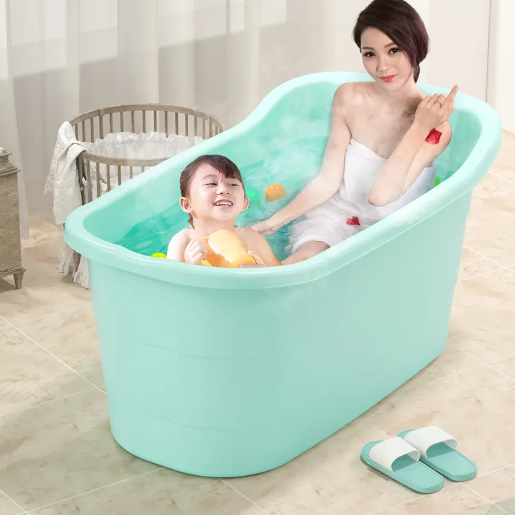 成人洗澡桶大人泡澡桶儿童浴桶浴盆家用浴缸大号浴桶加厚沐浴桶可