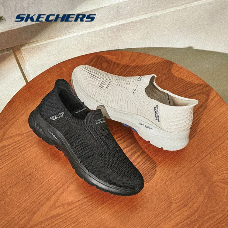 SKECHERS/斯凯奇闪穿slip-ins科技GOWALK6男士一脚蹬健步鞋894235