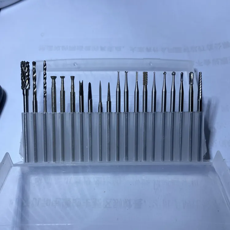 2.35柄牙机刀头，核雕刀头（电磨机勿买），新手常用20支小套装