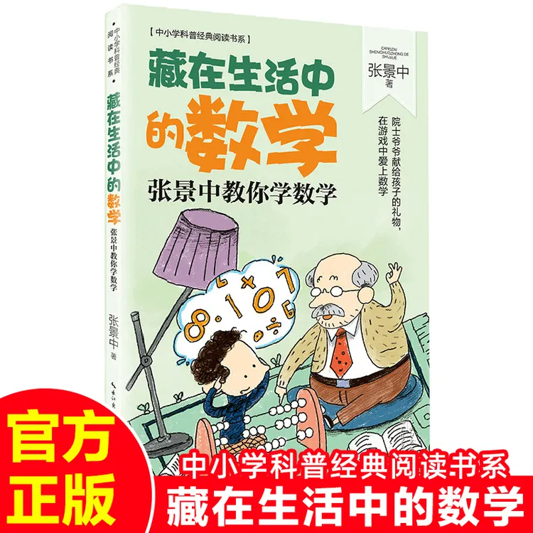藏在生活中的数学张景中教你学数学中小学科普阅读在游戏爱上数学