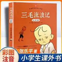 三毛流浪记二年级必读课外书彩图注音6-12岁小学生没头脑和不高兴