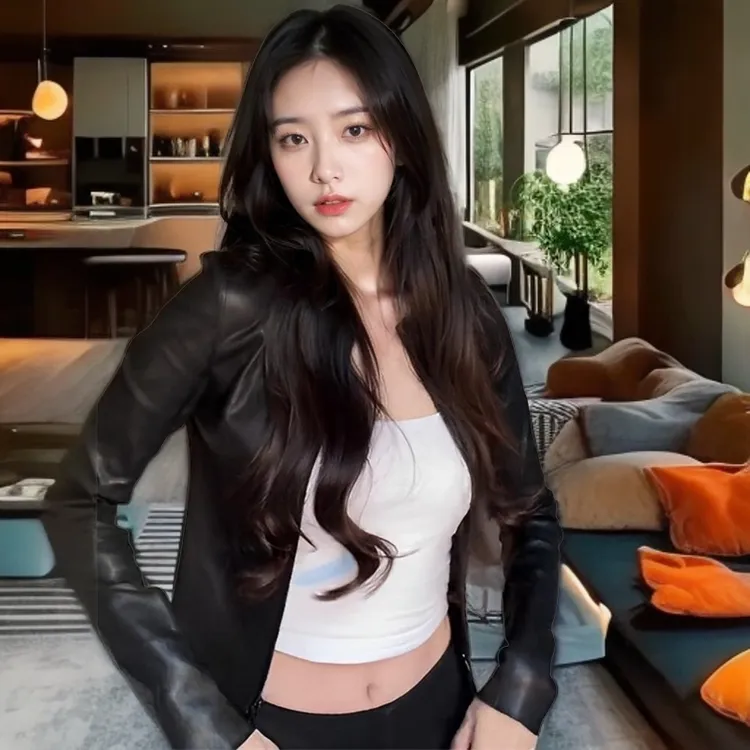 TANGSU糖苏早秋季轻熟港风机车黑色皮衣外套女皮夹克短款爆款上衣