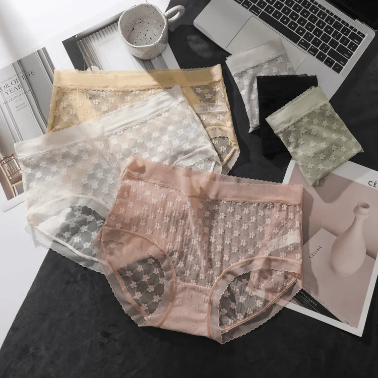 纤小象80-280斤大码蕾丝轻薄舒适女士透气无痕性感少女三角内裤