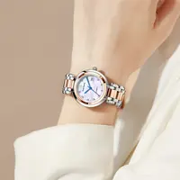 心月系列 轻奢女士全自动机械腕表贝母面百搭时尚日历款（富婆）