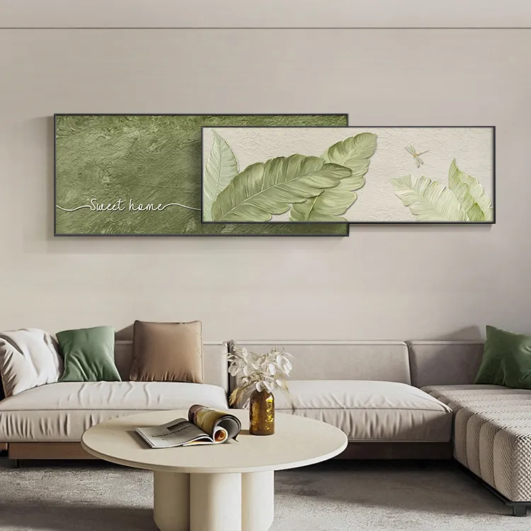 【叠加集合】客厅装饰画抽象艺术沙发背景墙肌理挂画高级感大气挂画