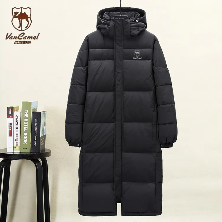 西域骆驼正品中戏棉服男女同款2024长款高档过膝保暖加厚极寒外套