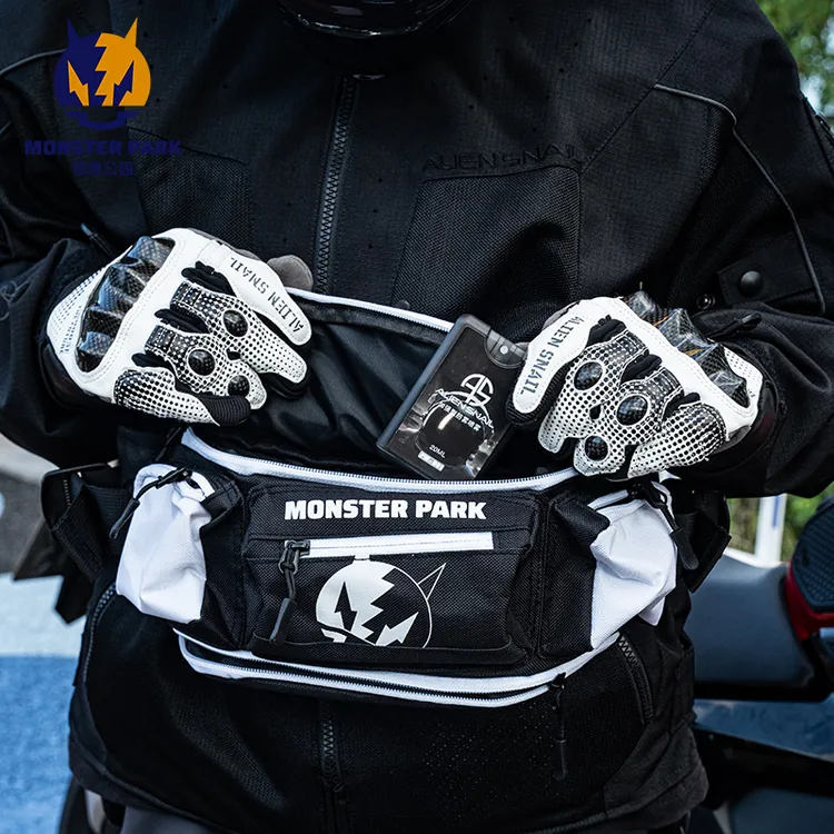 外星蜗牛腰包男摩托车冬季休闲摩旅公路通勤机车装备骑士肩包户外