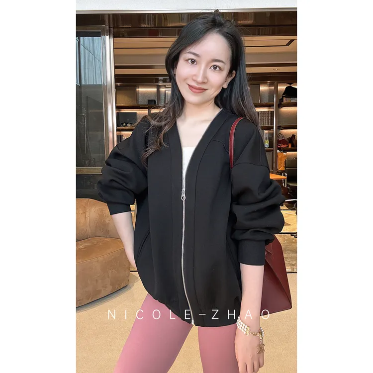 3NWT171（有始有终）【贵姐NICOLE】25男女同款拉链上衣女外套