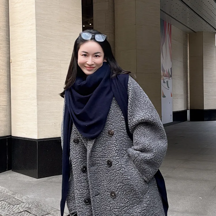 3A2596/4NPS002（三角巾升级版）【贵姐NICOLE】高端披肩保暖小众围巾