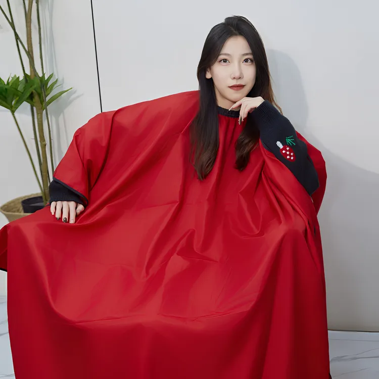 新年专属 中国红 发廊 专用 围布 加大1.5x1.8