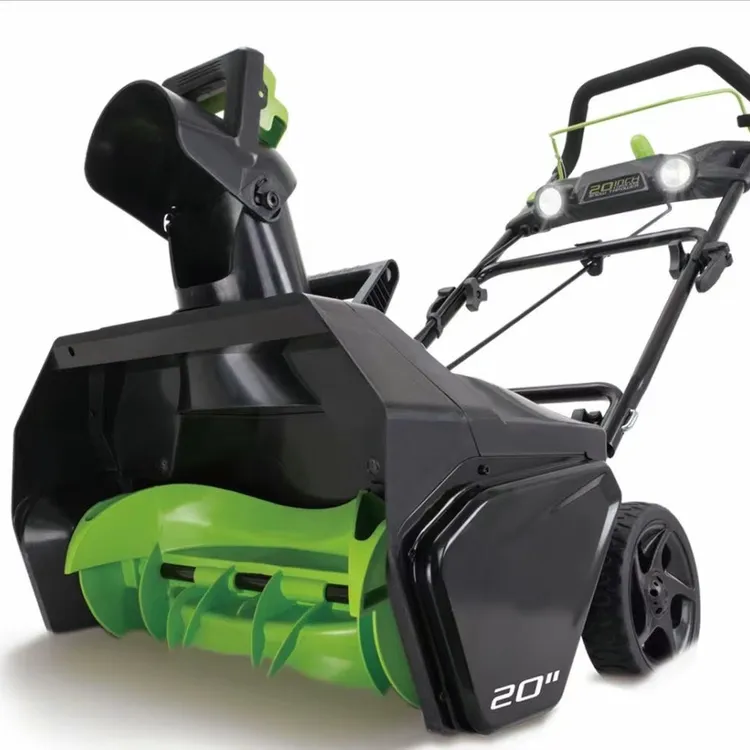 格力博锂电82v系列抛雪机40v清雪设备电动扫雪机设备高效扫雪