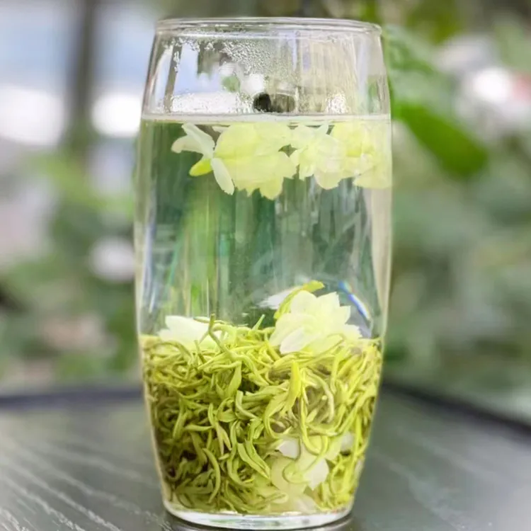 羽芽春茉莉花茶2025新茶浓香型嫩芽飘雪特级明前四川花茶茶叶