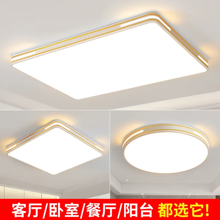 LED吸顶客厅灯主卧室灯2024年新款现代简约圆形阳台房间过道灯具