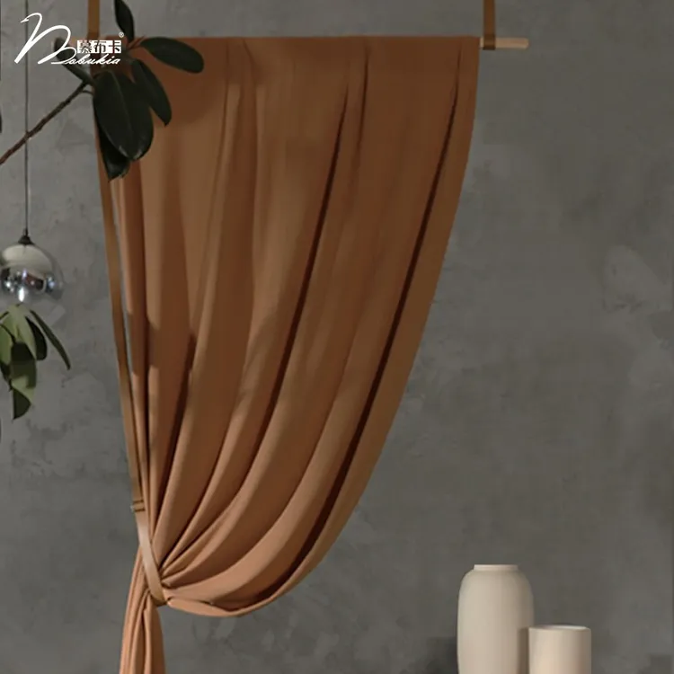 慕布卡棉麻隔断帘工业风挂布简约时尚门帘屏风玄关入户客厅装饰帘