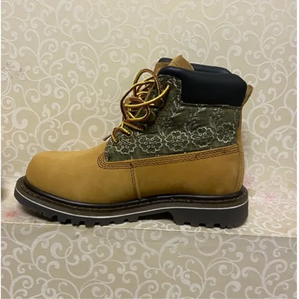 爆款马丁靴绿1253